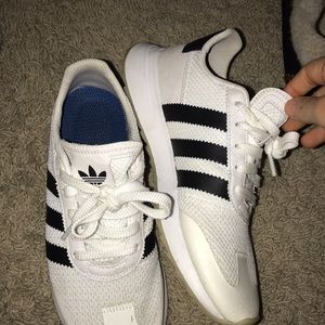 Adidas white shoes